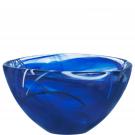Kosta Boda Contrast Small Crystal Bowl, Blue