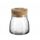 Kosta Boda Bruk Jar with Cork Clear, Small