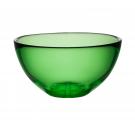 Kosta Boda 6 1/8" Bruk Crystal Serving Bowl, Green