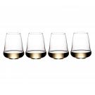 Riedel Stemless Winewings Sauvignon, Champagne, Riesling, Set of 4