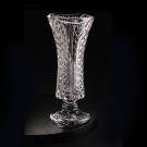Cashs Ireland, 10" Crystal Trophy, Blank Panel, Footed Vase