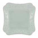 Lenox French Perle Blue China Square Dinner Plate