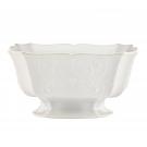 Lenox French Perle White Dinnerware Footed Centerpiece Bowl