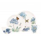 Lenox Butterfly Meadow Blue China 4 Piece Place Setting