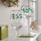Lenox Barware Holiday Decal Iced Beverage Glasses Set of 4