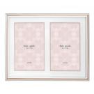 Kate Spade New York, Lenox Rosy Glow Double Invitation Metal Picture Frame