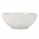 Lenox French Perle Groove White Dinnerware Serving Bowl