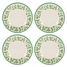 Lenox China Holiday Melamine Accent Plate, Set Of 4