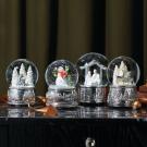 Reed And Barton Christmas North Pole Bound Musical Snowglobe
