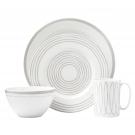 Kate Spade China by Lenox, Charlotte Street West Grey 4 Piece Place Setting
