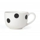 Kate Spade China by Lenox, Deco Dot Black Latte Mug, Single