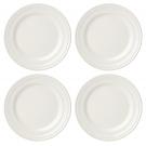 Kate Spade China by Lenox, Sculpted Stripe Cream Accent Plate Set Of Four