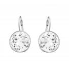 Swarovski Crystal and Rhodium Bella Pierced Earrings Pair