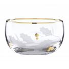 Lenox Barware Holiday Gold Glass Nut Bowl, Single