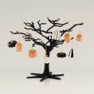 Lenox Mini Pumpkin 10 Piece Ornament And Matte Black Metal Tree Set