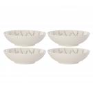 Lenox Textured Neutrals Dinnerware Gray All Purpose Bowl Set Of Four