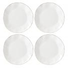 Lenox Blue Bay China Dinner Plate White Set Of Four