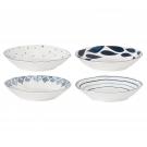 Lenox Blue Bay Dinnerware Pasta Bowls Assorted Set Of Four