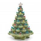 Lenox Treasured Traditions Green Porcelain Lit Tree