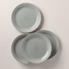Lenox Profile China Accent Plate Grey Set Of Four