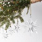 Lenox Christmas 2022 Mini Optic Snowflake Ornament Set of 3
