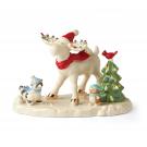 Lenox Christmas Marcel's The Moose Skating Party Figurine