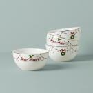 Lenox China Merry Grinchmas All Purpose Bowl 6, Set Of 4, 2 Designs