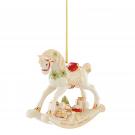 Lenox 2023 Baby's 1st Christmas Rocking Horse Dated Ornament