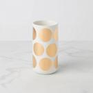 Kate Spade, On The Dot Gold Dot 8" Vase