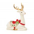 Lenox 2023 Christmas Reindeer Laying Figurine