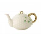Belleek China Shamrock Teapot