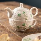 Belleek China Shamrock Tea for One