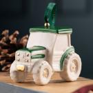 Belleek 2023 Tractor Ornament, Green
