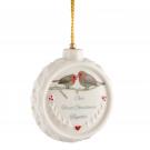 Belleek China Our First Christmas Ornament