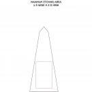 Crystal Blanc, Personalize! 6" Optical Obelisk