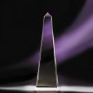 Crystal Blanc, Personalize! 9" Optical Obelisk
