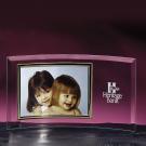 Crystal Blanc, Personalize! 5"X7" Horizontal Picture Frame