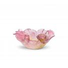 Daum 5.3" Roses Bowl in Pink