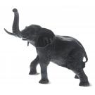 Daum Black Elephant by J. F. Leroy, Limited Edition Sculpture