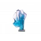 Daum Kea in Blue and Pink by Sylvie Koechlin, Limited Edition Sculpture