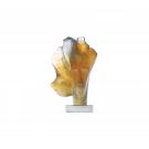 Daum Kea in Amber and Grey by Sylvie Koechlin, Limited Edition Sculpture