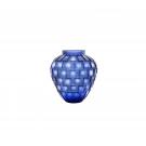Daum 11" Blue Rhythms Vase