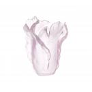 Daum Large Tulip Vase in Light Pink, Limited Edition
