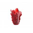 Daum Tulip Vase in Red