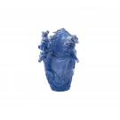 Daum 15" Horse Vase in Blue, Limited Edition