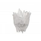 Daum Vegetal Sconce in White, Sconce