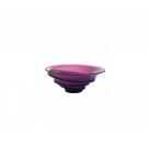 Daum 11.4" Sand Bowl in Violet by Christian Ghion, Limited Edition
