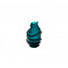 Daum Medium Sand Vase in Blue by Christian Ghion, Limited Edition