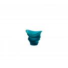 Daum Sand Candleholder in Blue by Christian Ghion
