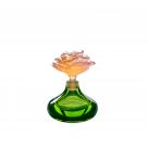 Daum Rose Romance Perfume Bottle in Green